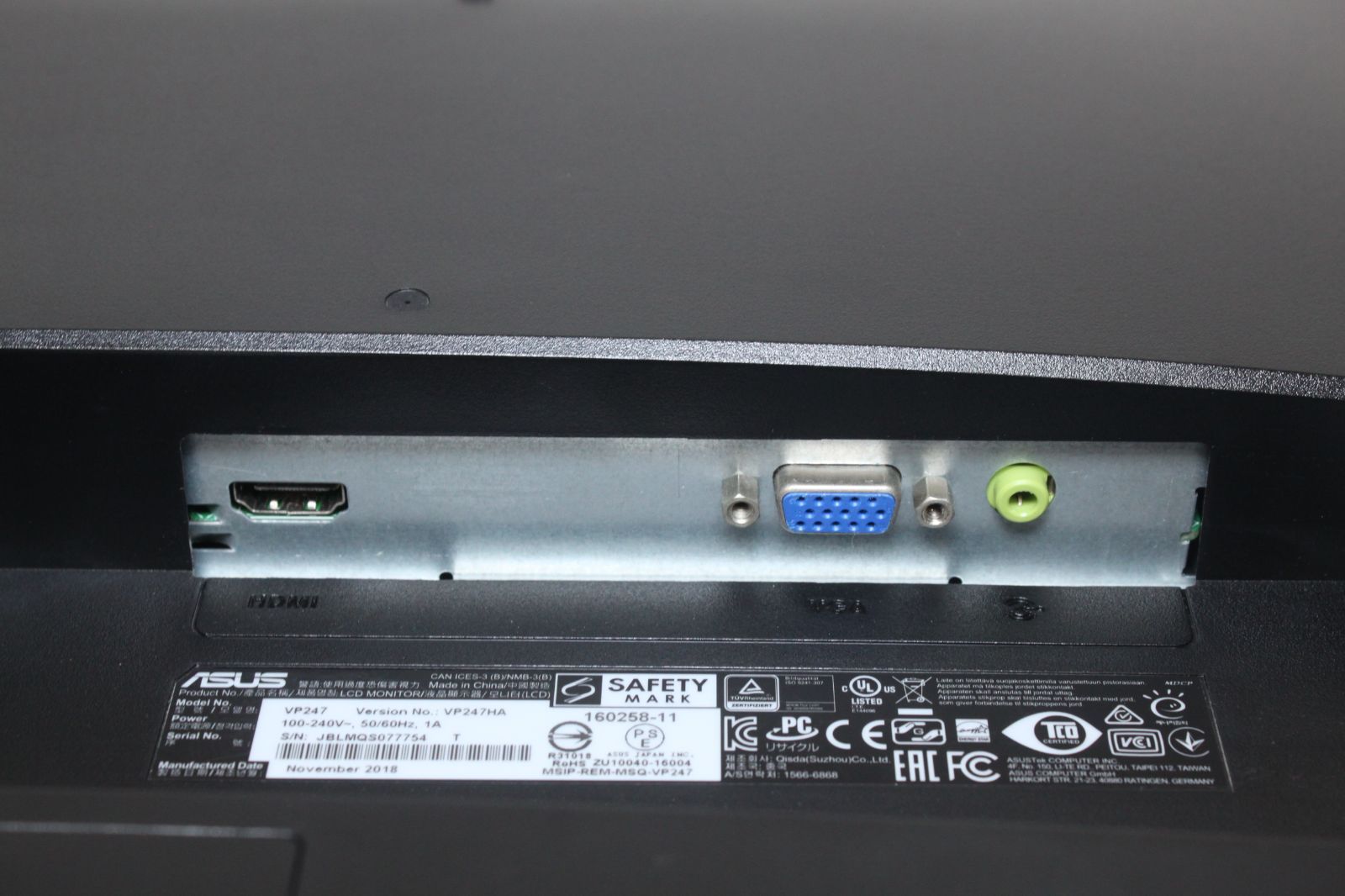 ASUS/フルHD液晶モニター/VP247HA/23.6インチ ⑥ - メルカリ