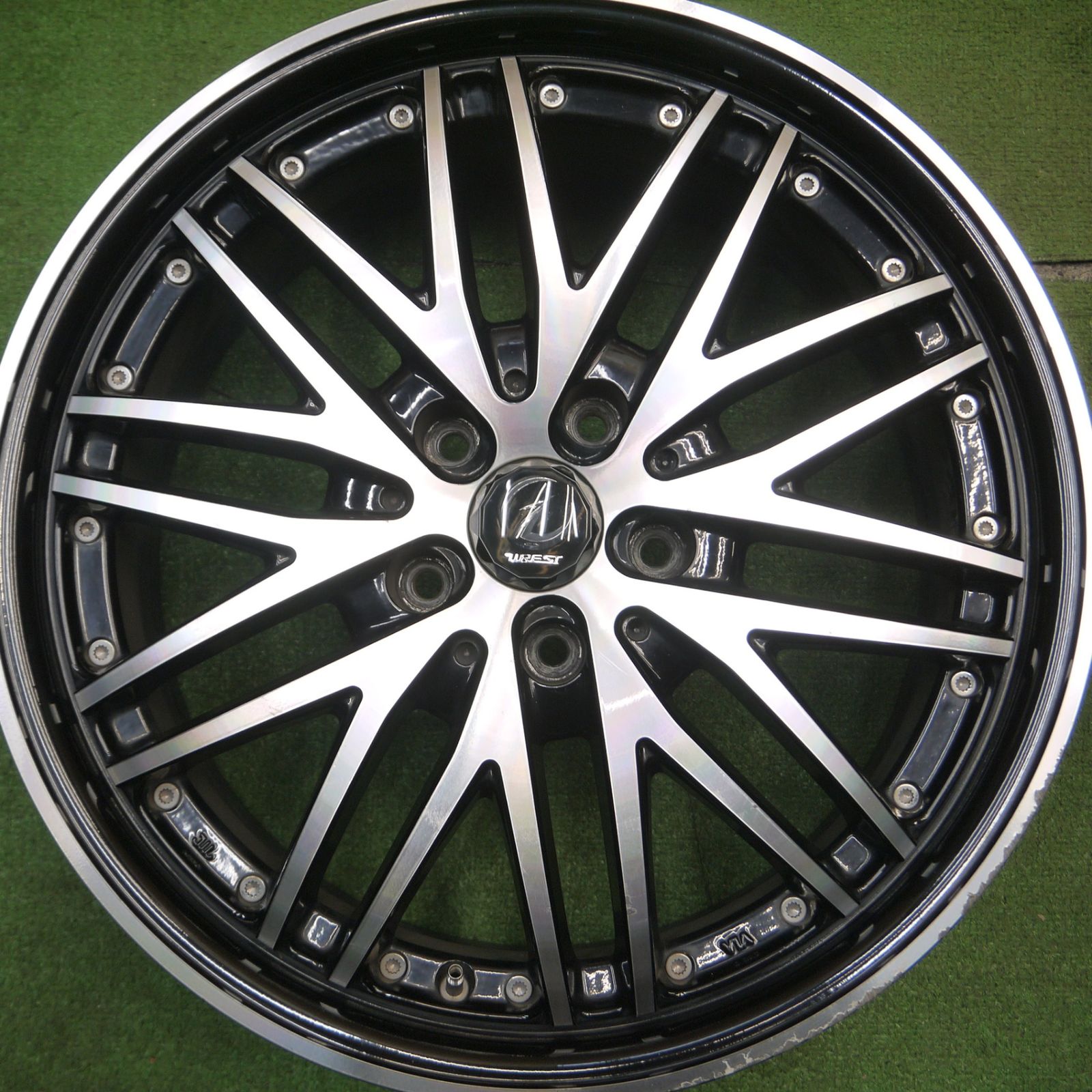 送料無料] 4本価格☆WREST WM-3 18インチ ホイール ヴァレスト 18×7J 