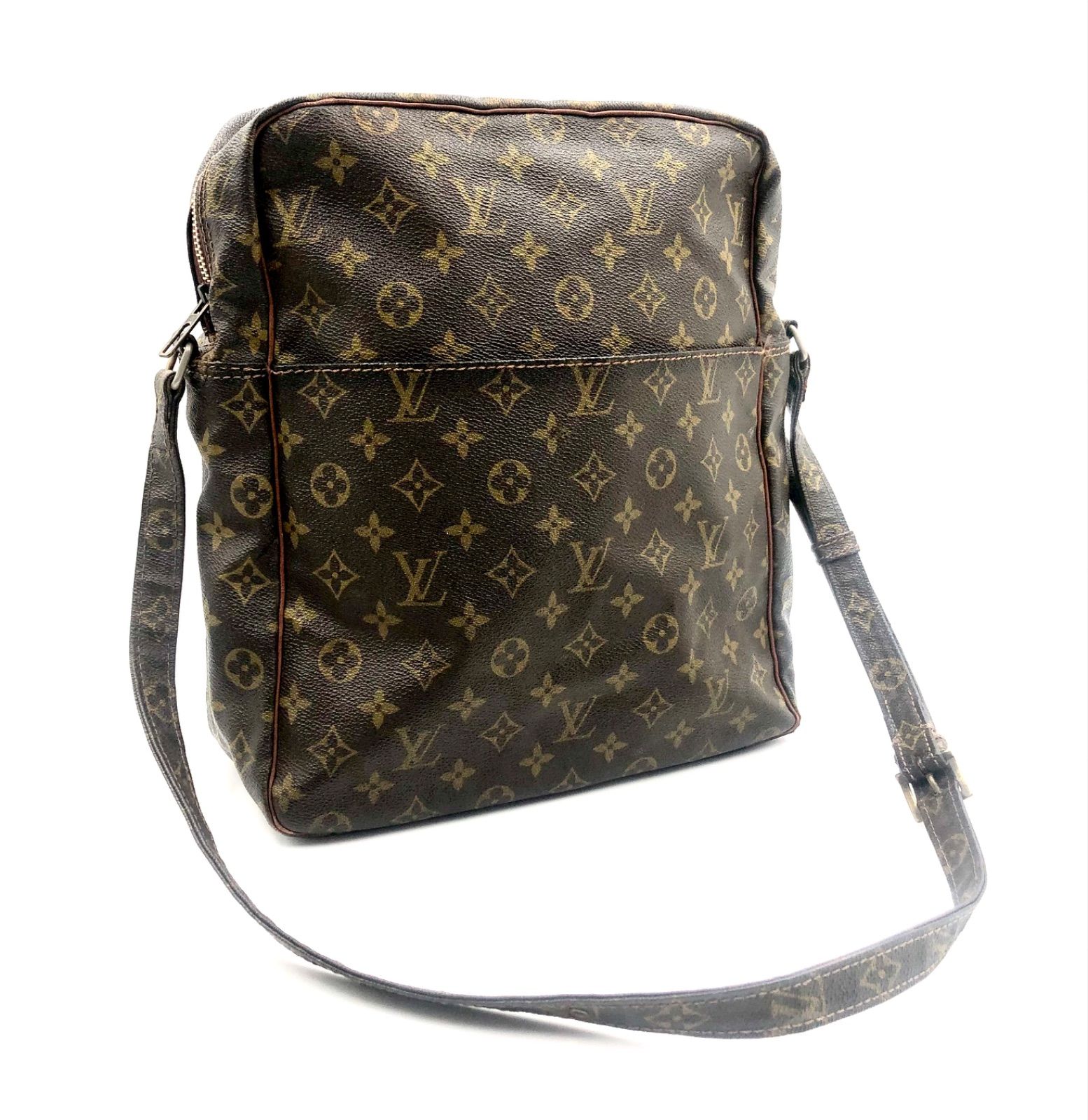 □鑑定済み□LOUIS VUITTON ルイヴィトン モノグラム マルソー ショルダーバッグ PVC×レザー(豚革 ピッグスキン) ブラウン  ECLAIR社製ファスナー ヴィンテージ - メルカリ