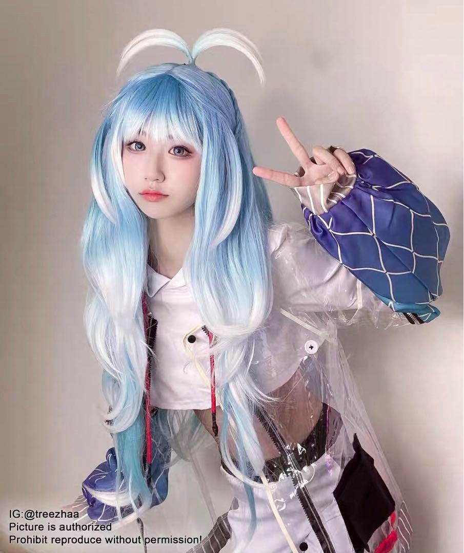 vtuber ホロライブID こぼ かなえる コスプレ衣装 ウィッグ 靴追加可