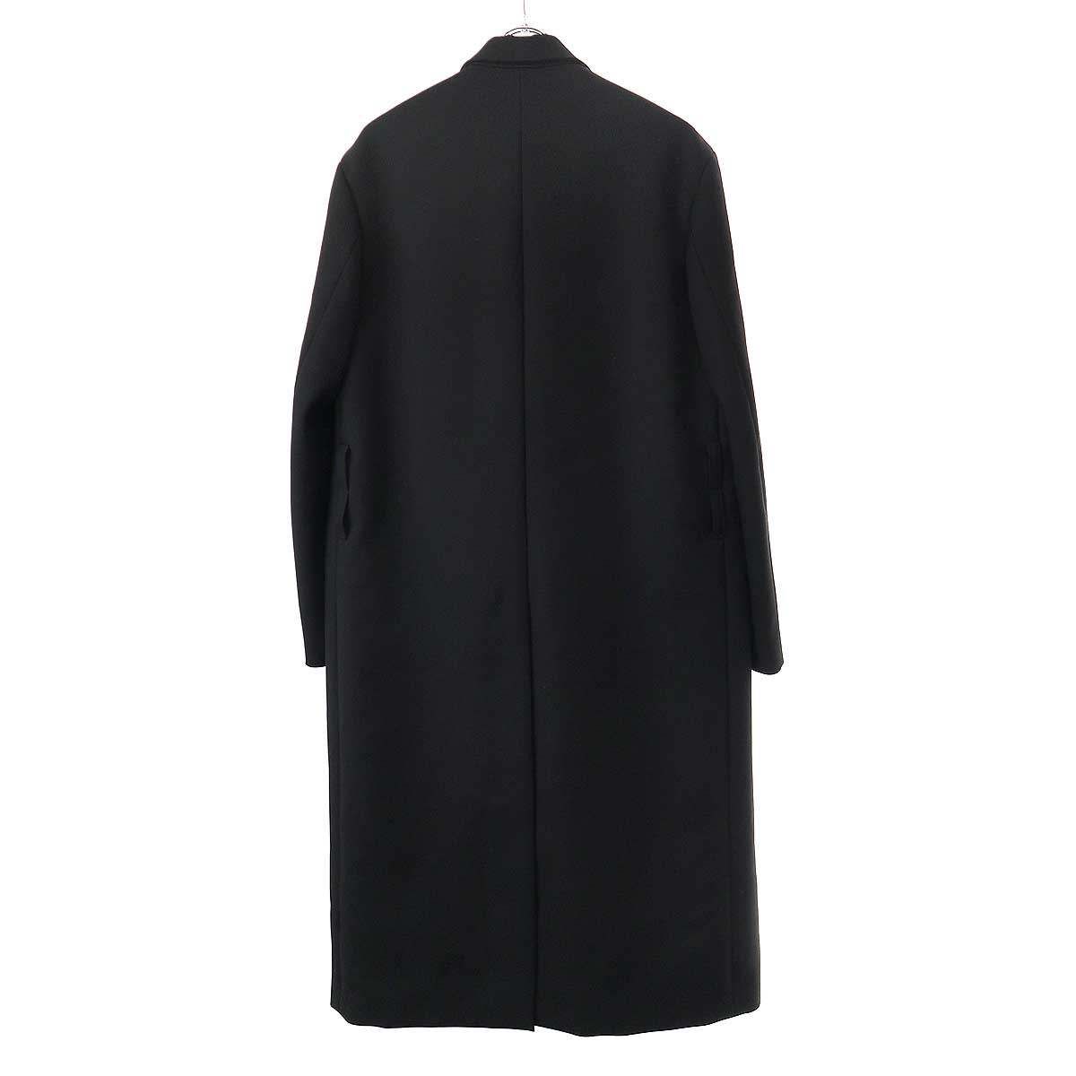 JIL SANDER チェスターコート ブラック46 JIL SANDER ジルサンダー