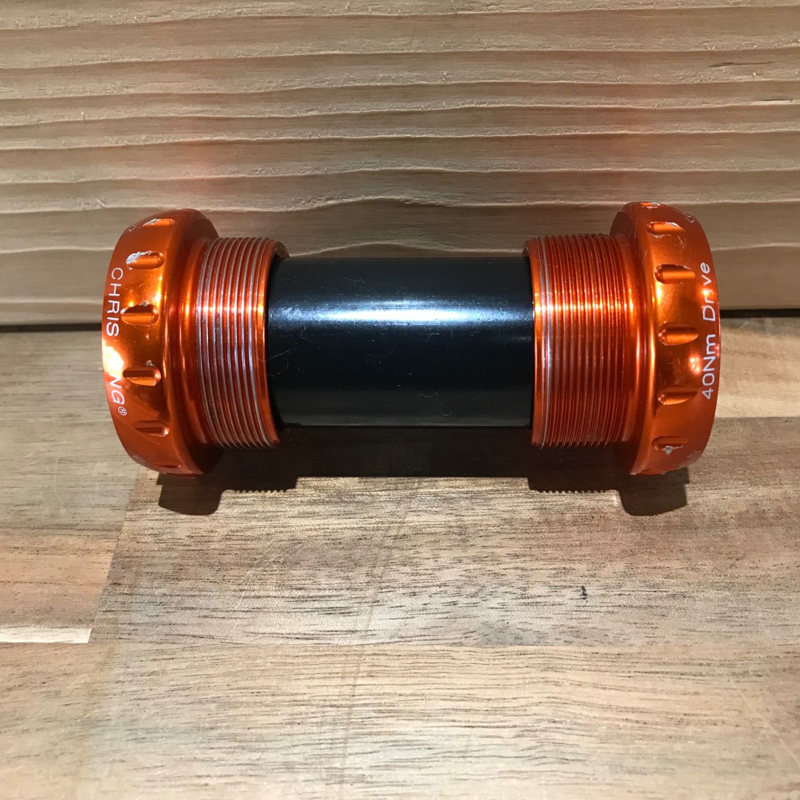 CHRIS KING ThreadFit24ボトムブラケット Stainless Steelベアリング マンゴー