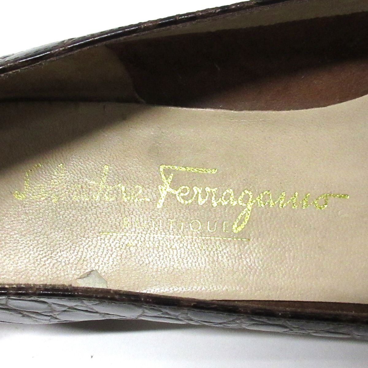 SalvatoreFerragamo(サルバトーレフェラガモ) パンプス 6 C レディース ...