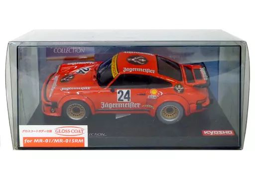 ラジコン 1|27 ポルシェ 934 RSR ターボ 1976 イェーガーマイスター 24 オレンジ グロスコートボディ仕様 ミニッツレーサー用替えボディ オートスケールコレクション MZG116J