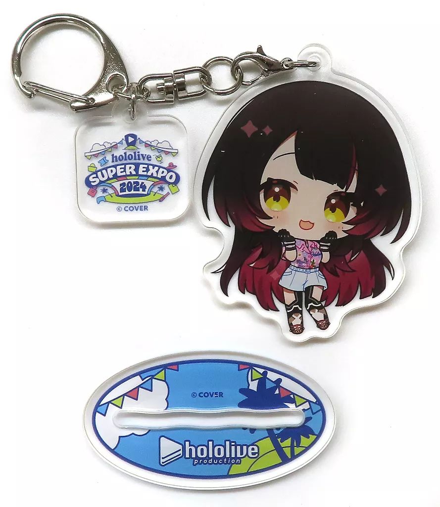 中古】キーホルダー ロボ子さん ミニキャラアクリルスタンド