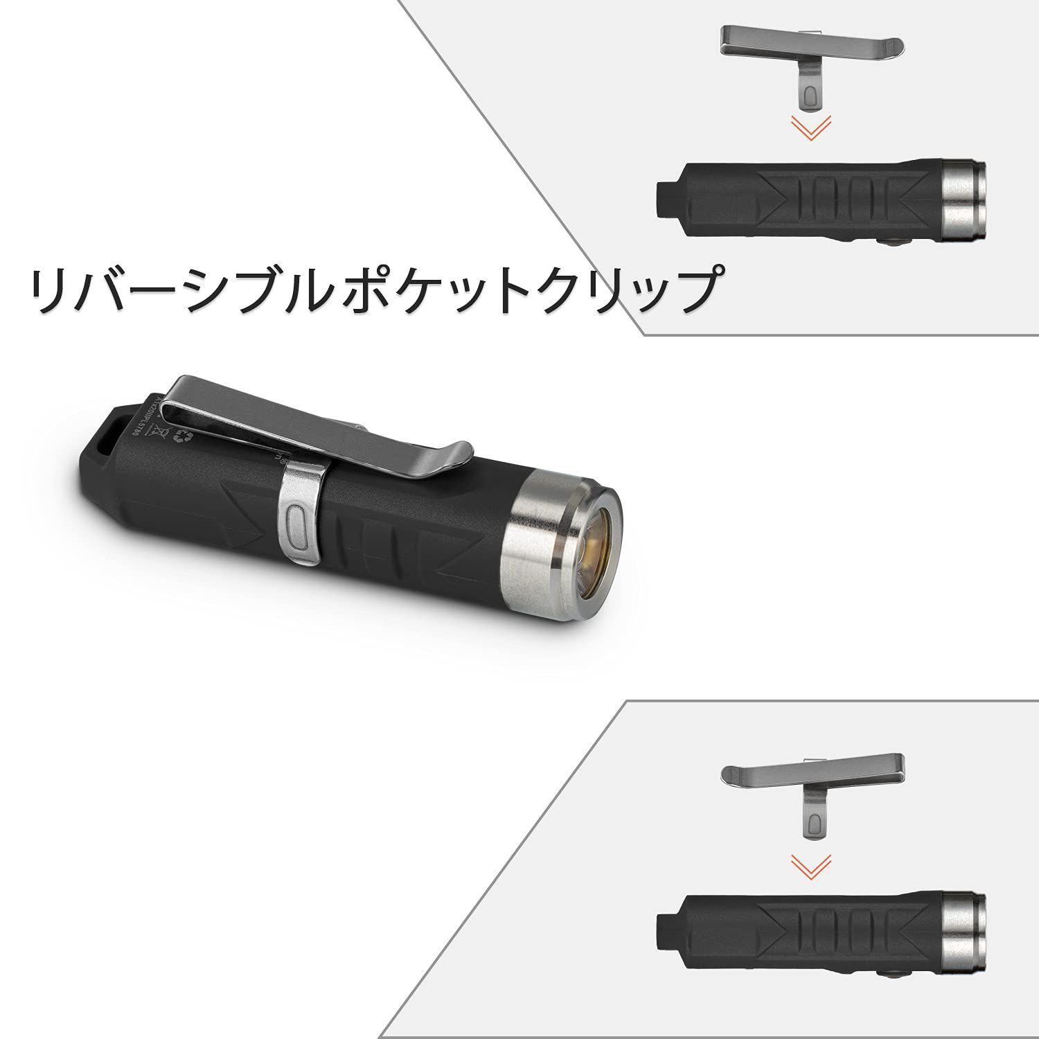 新着商品】RovyVon Aurora A1 小型懐中電灯、420ルーメン、5000K、USB