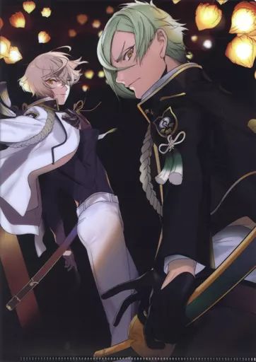 中古】クリアファイル 髭切＆膝丸 灯結び展描きおろしイラストA4クリア