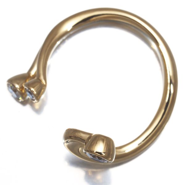 小寺智子 リング ダイヤ ダイヤモンド 0.16ct ピンキー 5号 K18YG  