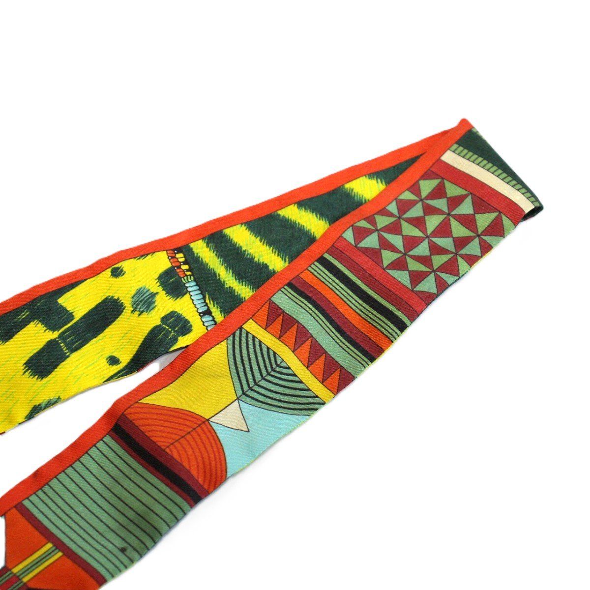 HERMES エルメス ツイリー 野生とカモフラージュ シルク100% エルメス