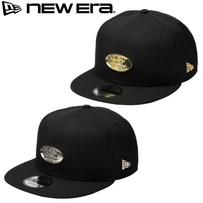 メタル new eraロゴ New Era ニューエラ メタルミニロゴ ブラック