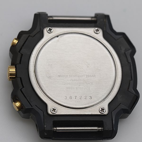 トップのみ 稼動 セイコー アルバ ハイパーテック V655-6010 QZ