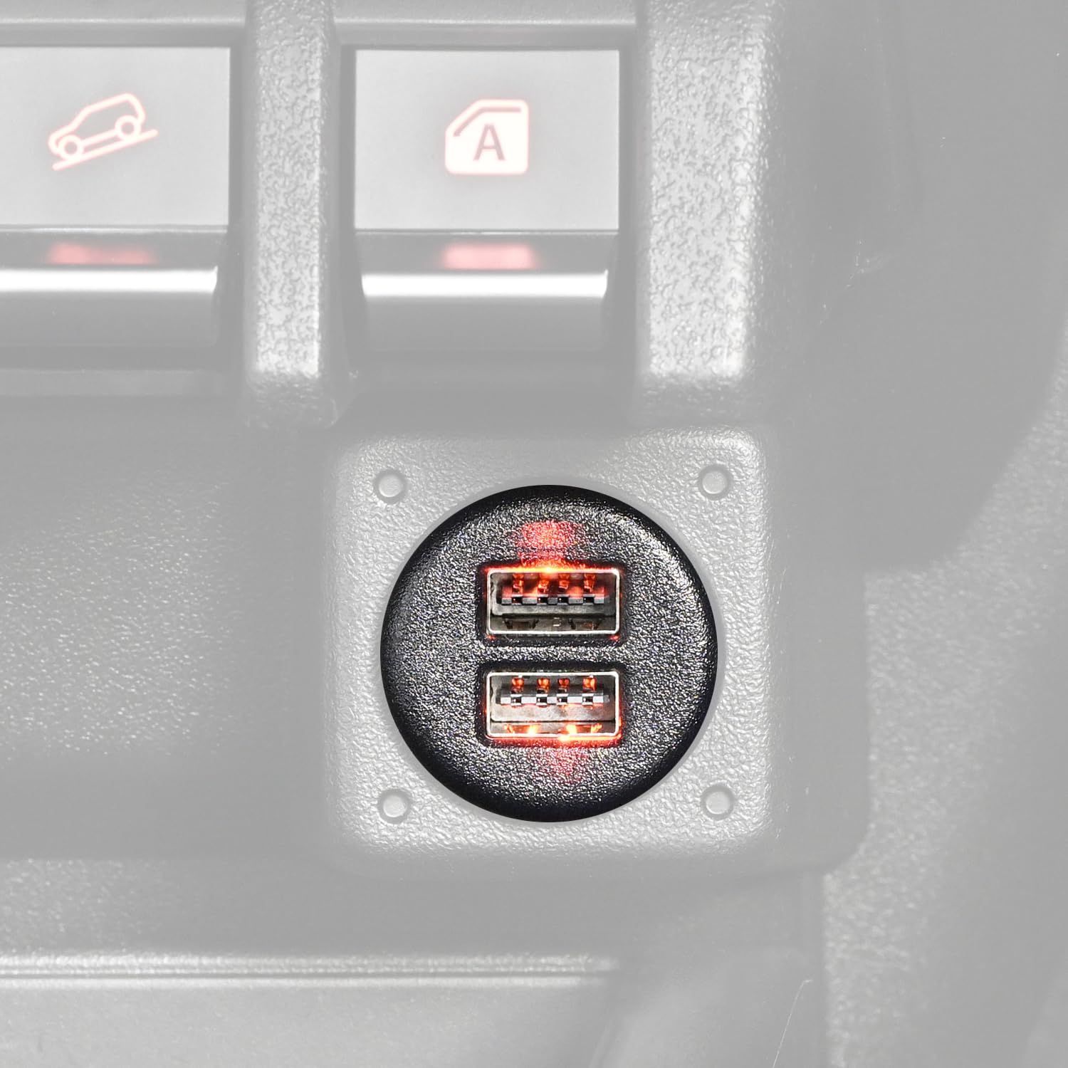 【人気商品】USB タイプA ジムニー&ジムニーシエラ(JB64/JB74)専用 電源 ポート+データ通信ポート IMP222 スズキ リバーシブル自動識別 純正同色LED 専用設計 スマホ 車種専用用品 タブレット充電 データ通信 Apple CarPlay
