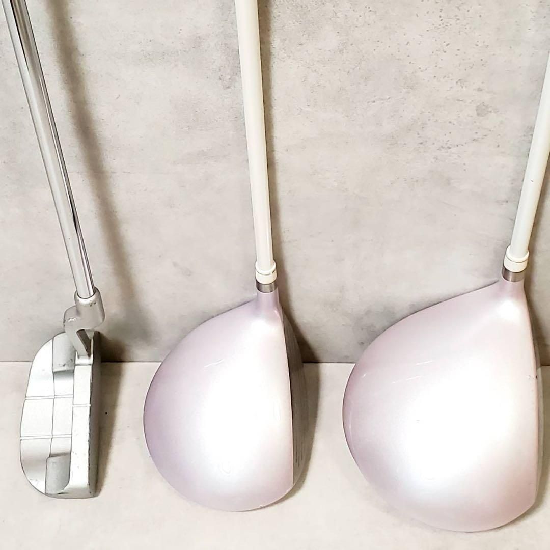 良品】PARIS×ピンキー&ダイアン レディース ゴルフクラブセット 7本