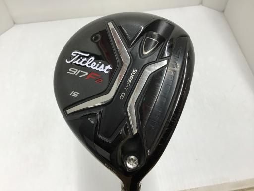 【】 タイトリスト 917 F2 15° フェアウェイウッド FW リシャフト (フレックスその他) メンズ 男性用 右利き 右用 Dランク ゴルフクラブ