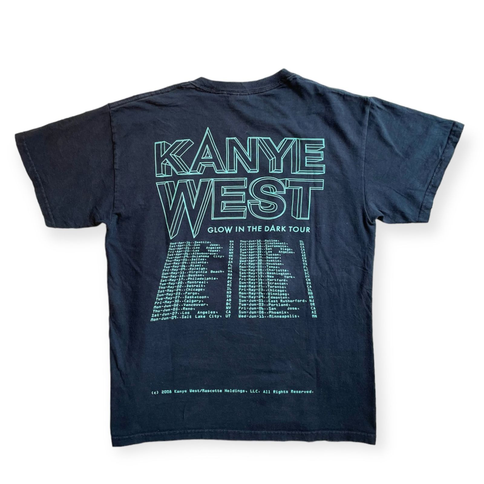 古着】レア！ 00's カニエ・ウェスト ツアーTシャツ ブラック (Kanye