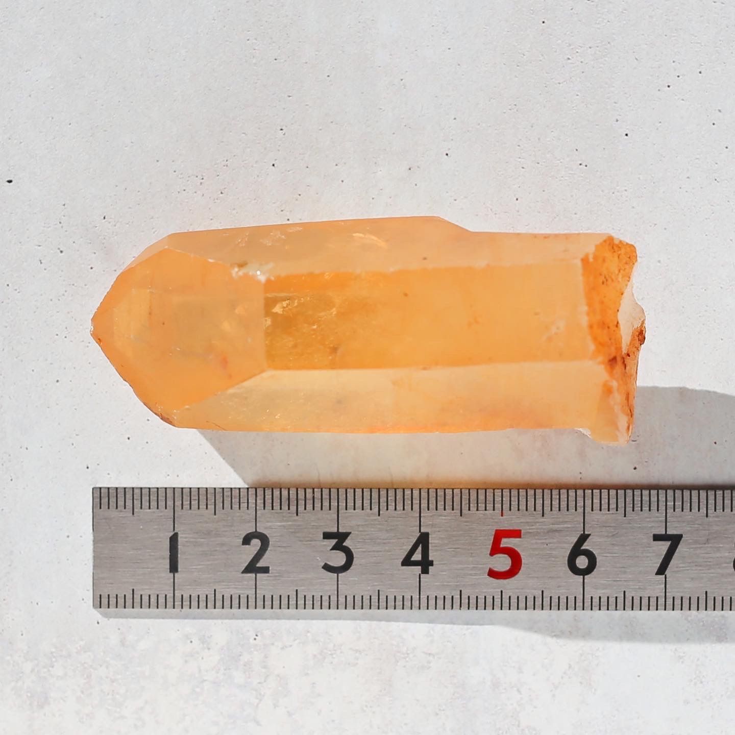 タンジェリンクォーツ 蜜柑水晶 天然石 水晶 鉱物 一点物 健康 【公式 
