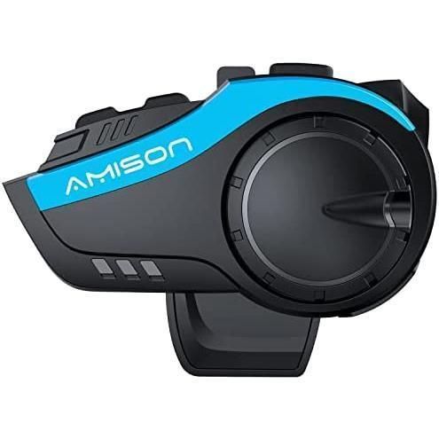 Amison バイクインカム 最大10人同時通話 最大通話2km Bluetooth 5.0