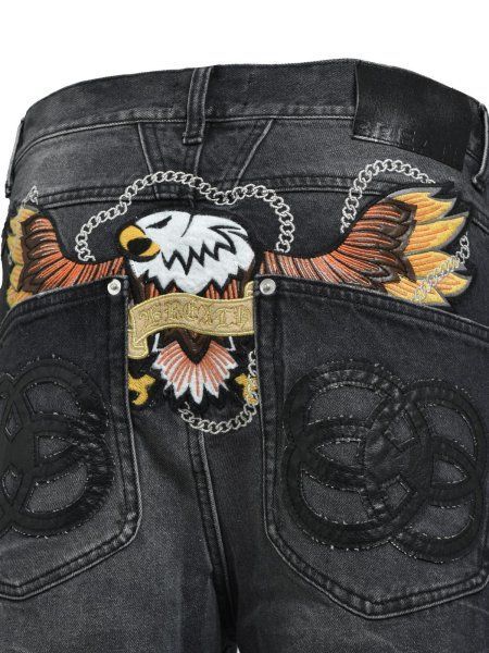 パンツ BREATH CHAIN EAGLE PATCH DENIM PANTS BREATH / chain eagle patch denim pants - メルカリ
