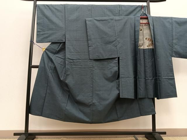 平和屋着物男性　本場大島紬　アンサンブル　80亀甲　正絹　逸品　BAAM8883my