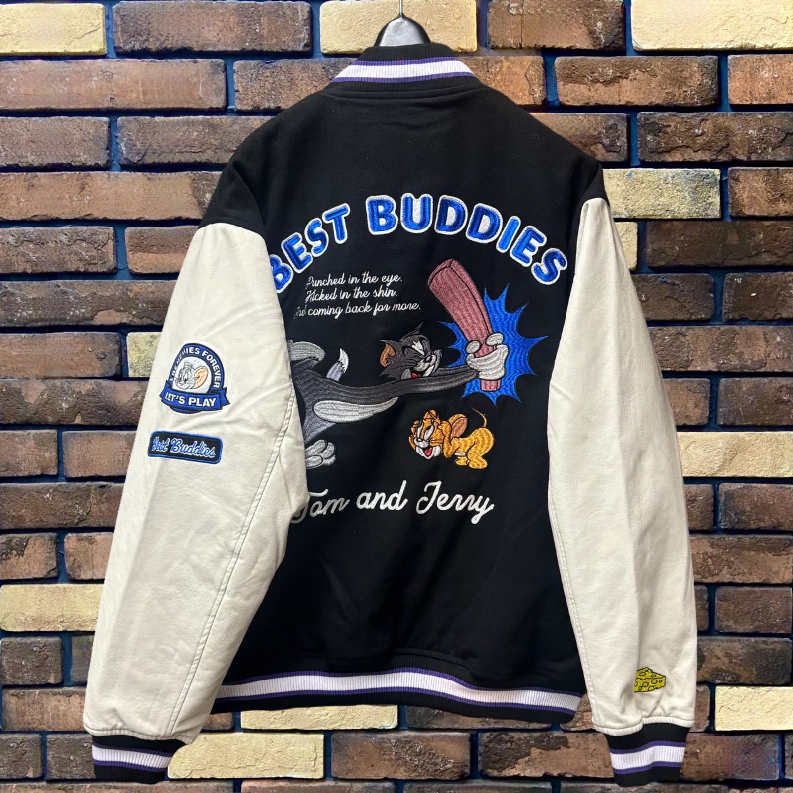 TOM&JERRY×Sequenzコラボ 】 STADIUM JACKET スタジアム
