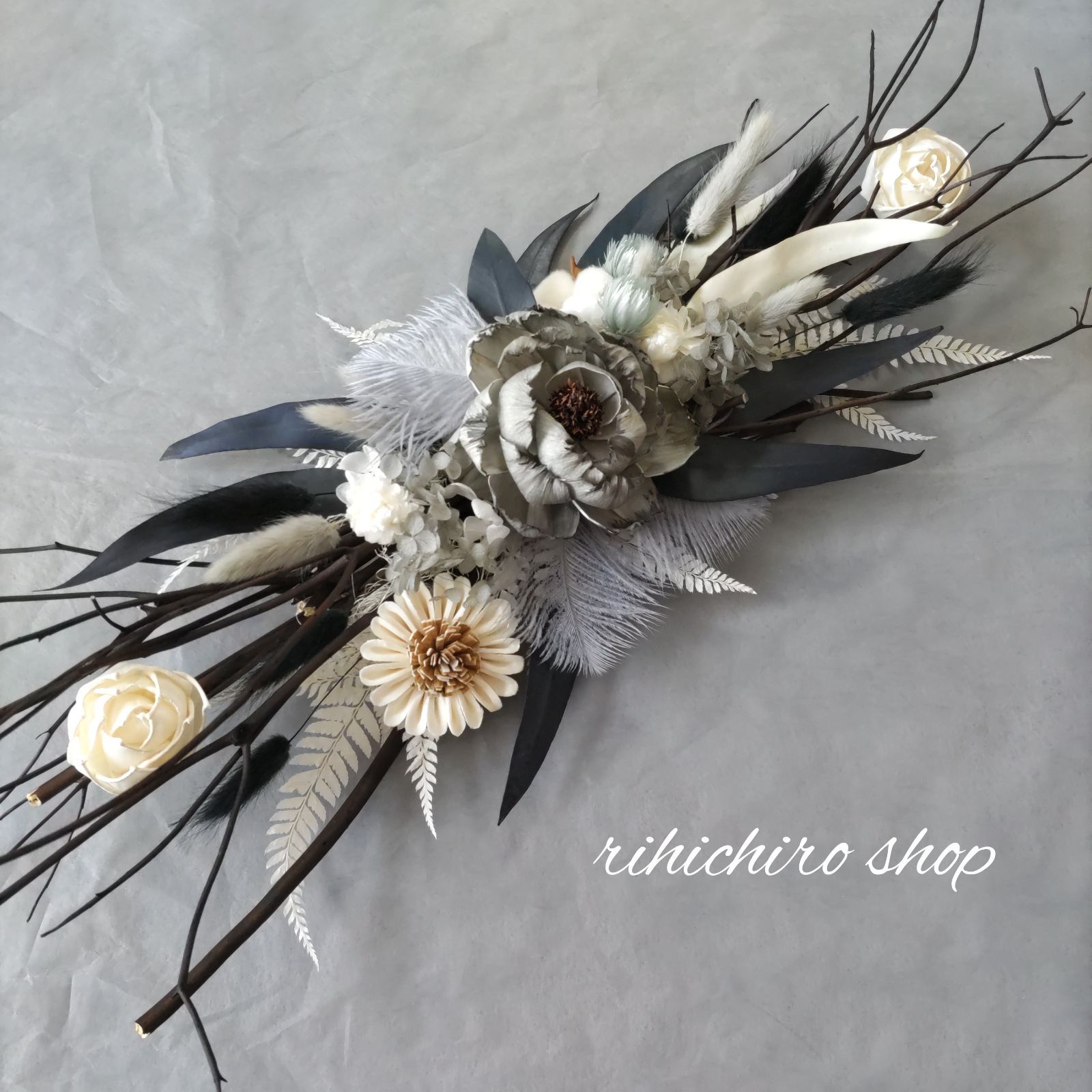 ミモザのシンプルスワッグ春待ちスワッグ【25212】