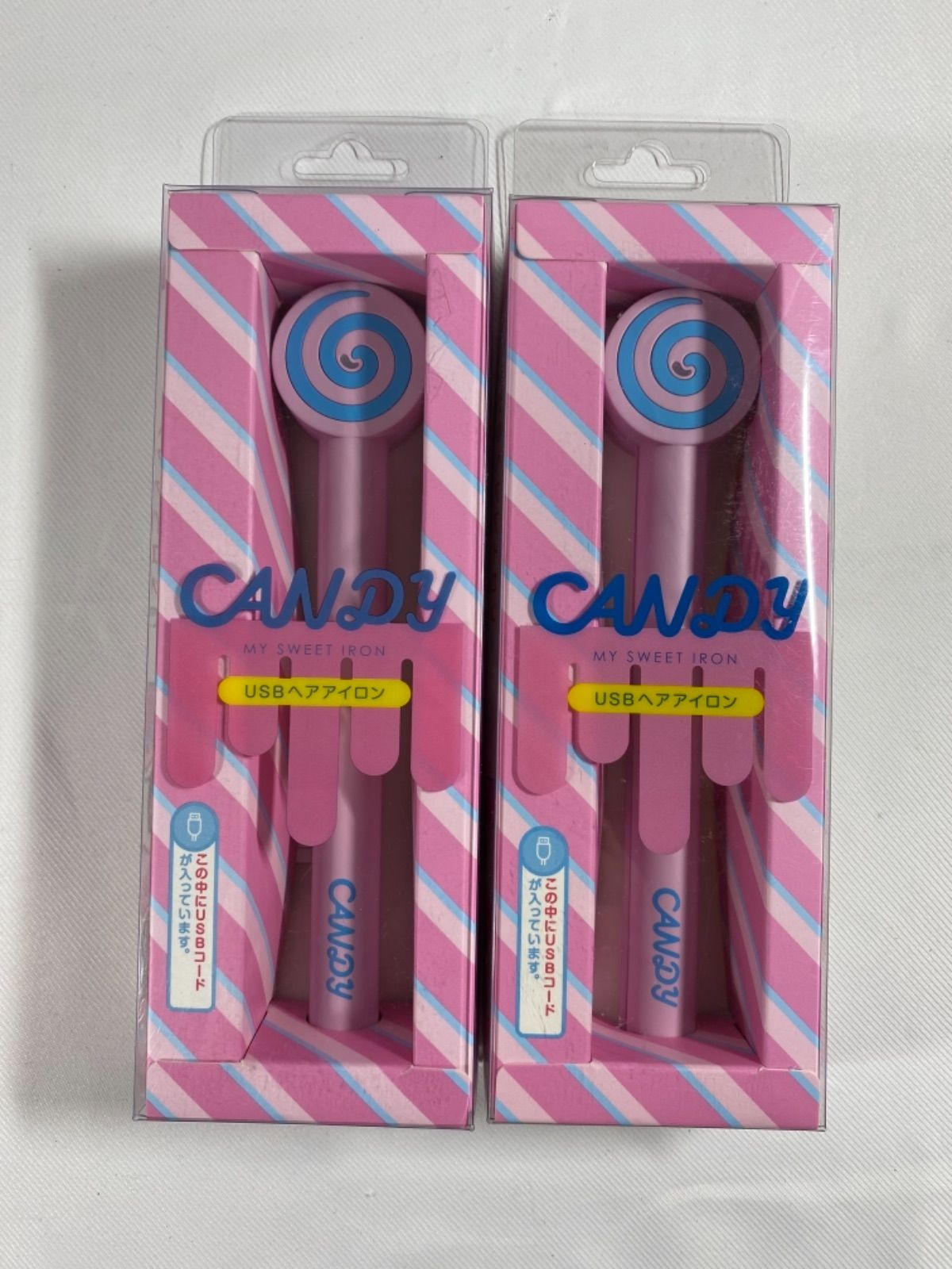 CANDY ヘアアイロン チェリーピンク