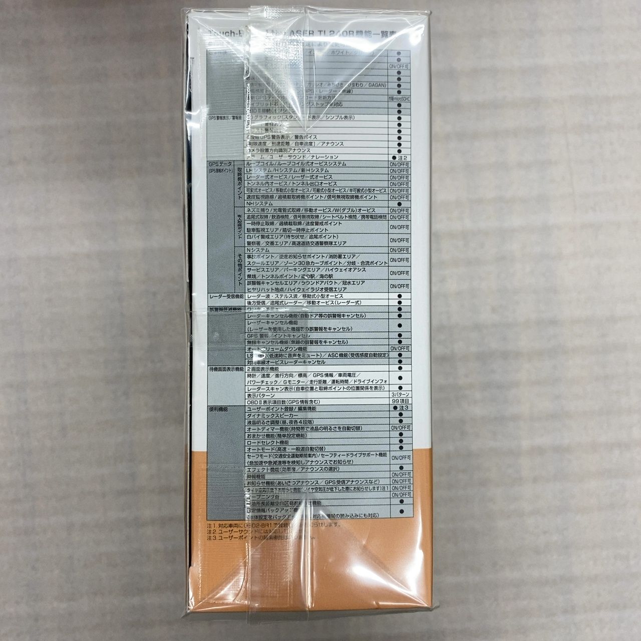 レーザー-レーダー探知機