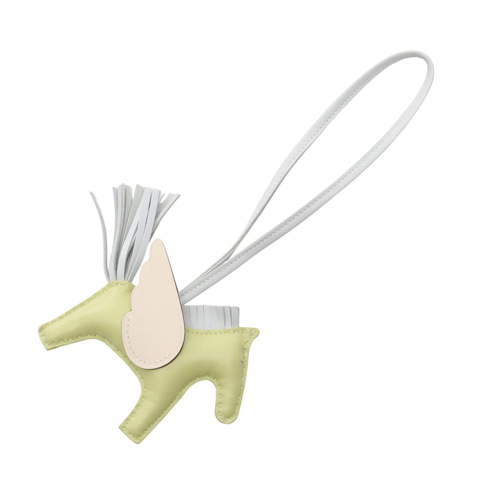 エルメス HERMES チャーム ロデオペガサスPM ジョーヌブルジョン