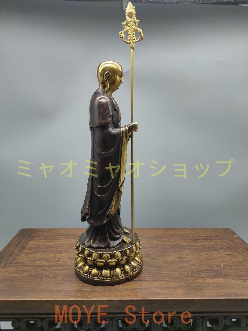 地蔵 菩薩 観音 銅製 仏像 彫刻 置物 開運 風水