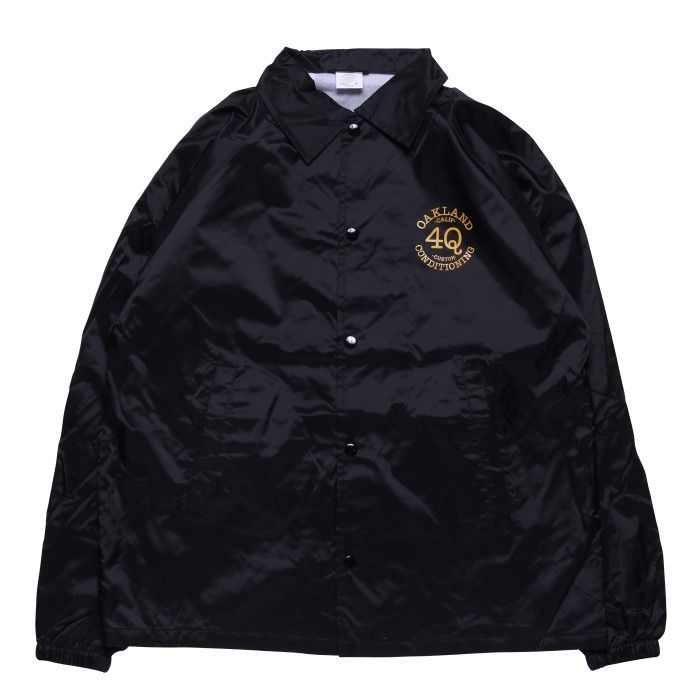 新品未着用】 4Q CONDITIONING OAKLAND LOGO COACH JACKET