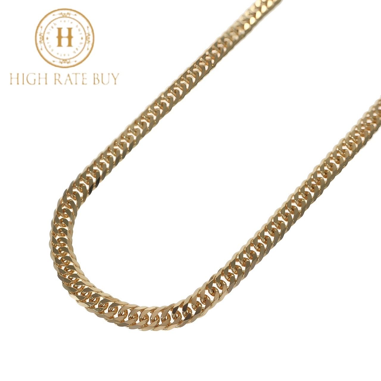 新品同様】喜平ネックレス K18 18金 750 6面ダブル 12.9g 50cm 3.1mm