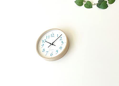 KATOMOKU plywood wall clock 20 スイープ（連続秒針） km-119LB