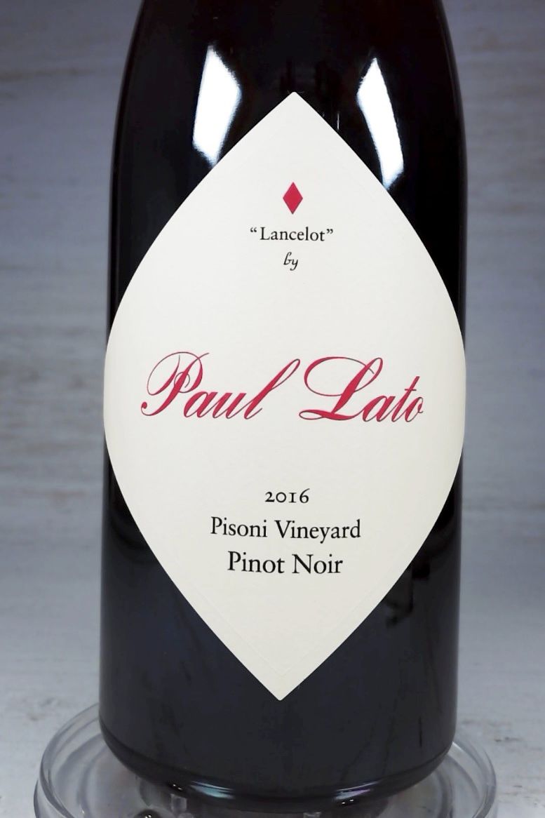 ★高評価94+★ポール･ラト、ランスロット、ピゾーニ、ピノ・ノアール★ Paul Lato, Lancelot Pinot Noir, Santa Lucia Highlands [ 2016 ]