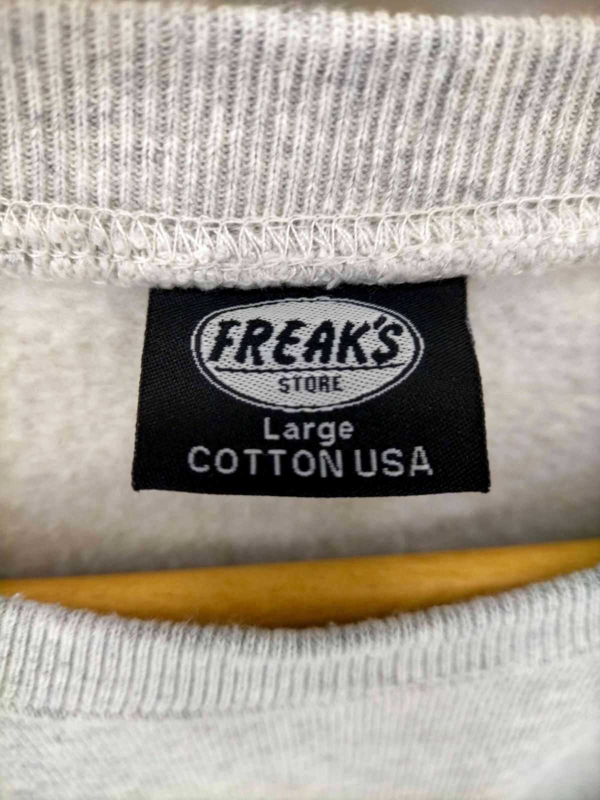 フリークスストア FREAKS STORE 12oz ヘビーウェイト ビッグシルエット クルーネックスウェット メンズ FREE 