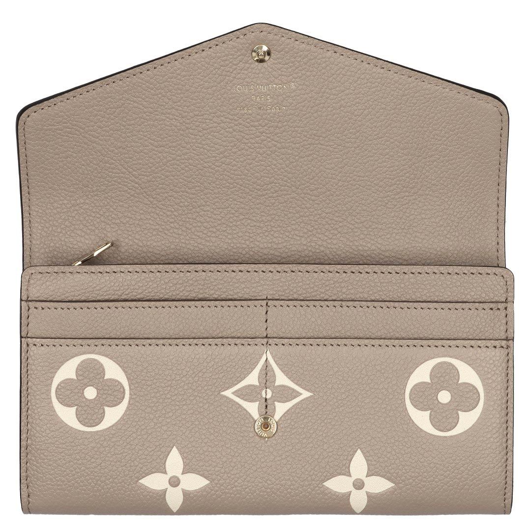 ルイヴィトン LOUIS VUITTON 長財布 フラップ財布 アンプラント