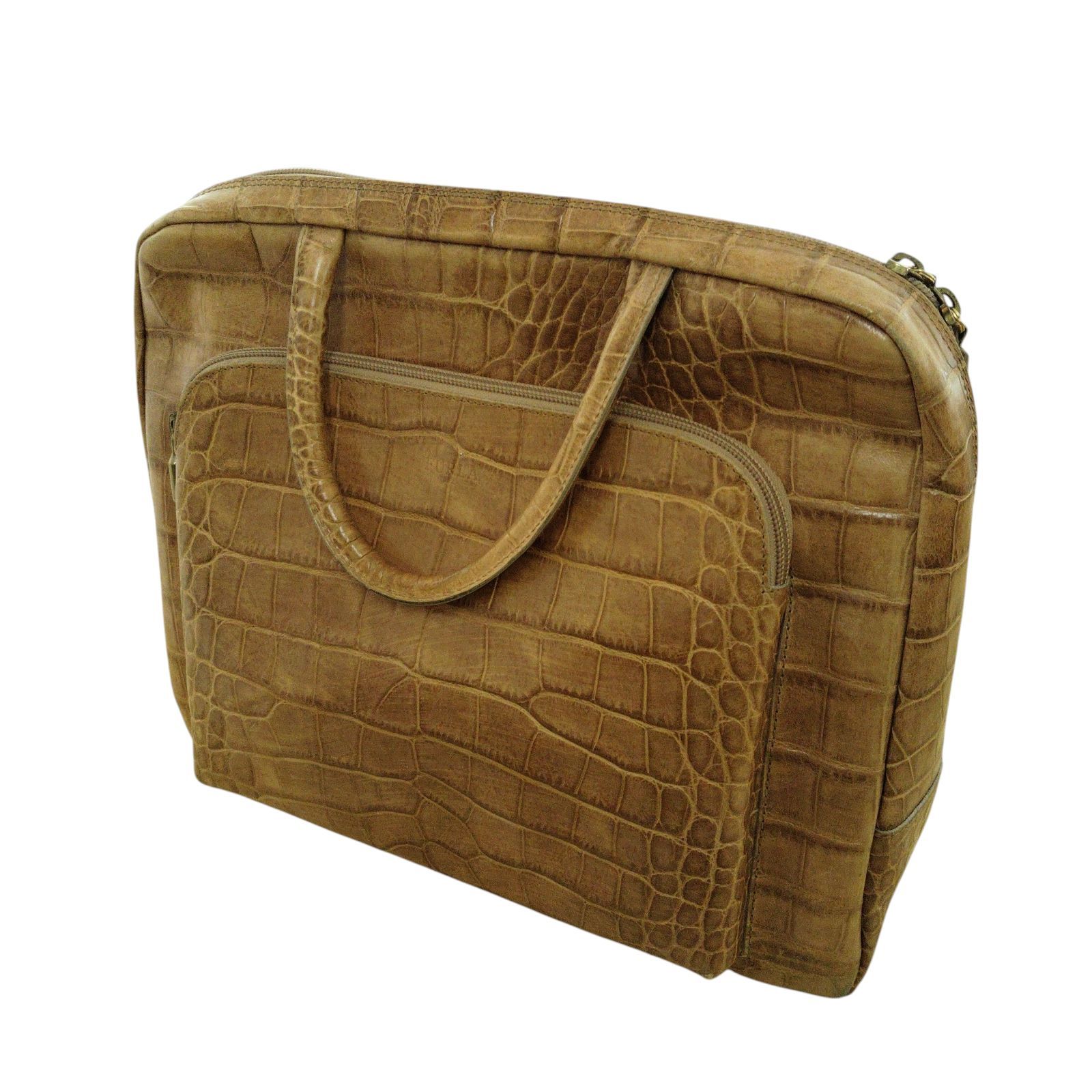 X10271 ハンドバッグ FURLA フルラ クロコ型押し レディース 本革