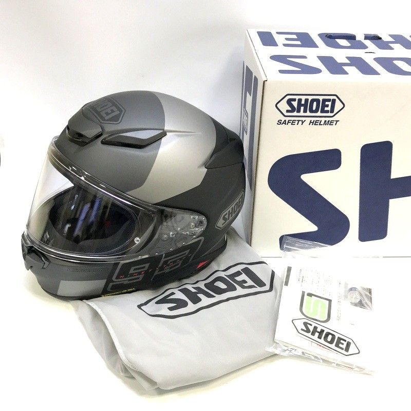 SHOEI Z-8 MM93 COLLECTION RUSH フルフェイス ヘルメット オートバイ ツーリング ライディング バイカー Mサイズ ブラック グレーマット ショウエイ 美品 2023年製 バイク用品 TA0912
