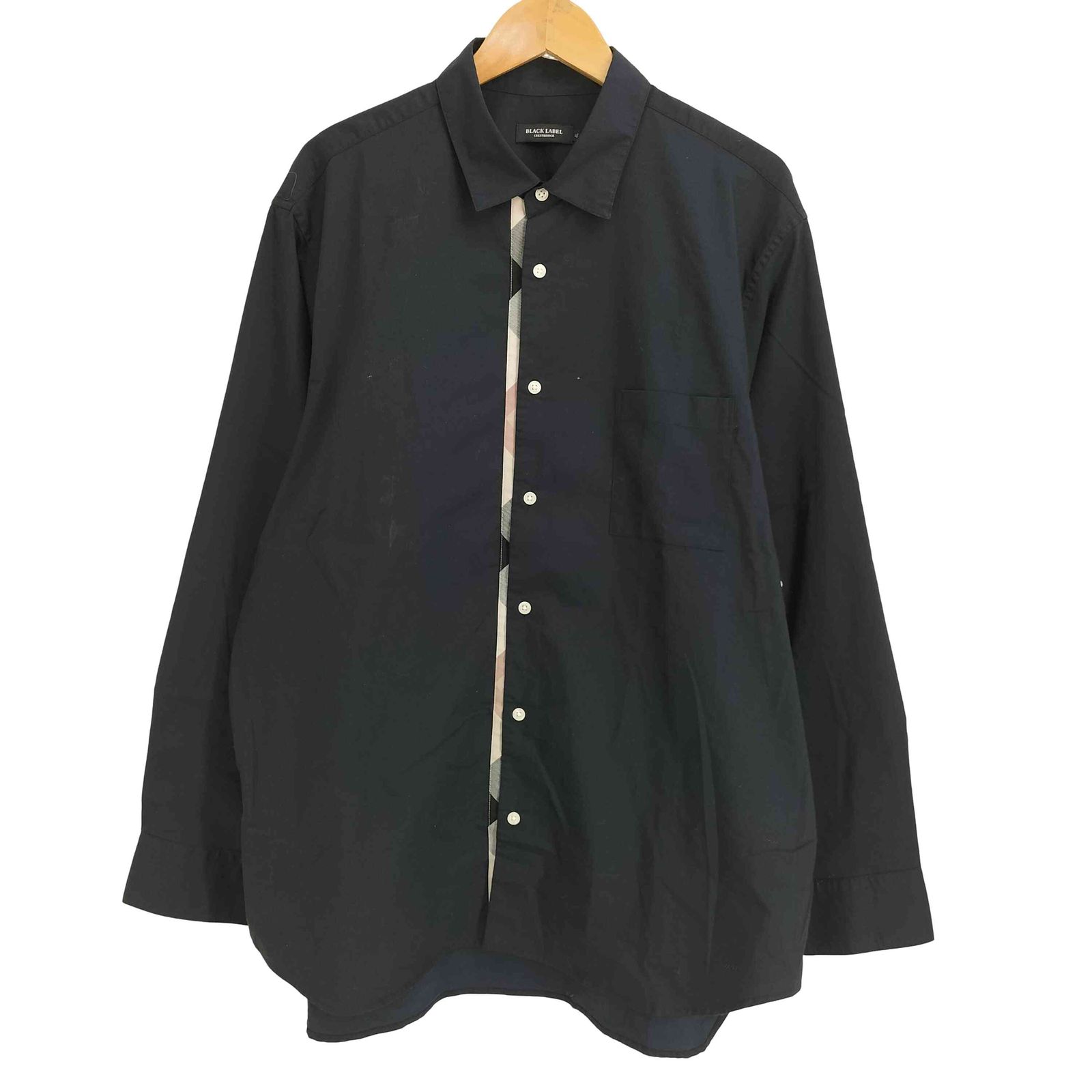 新品 4L ブラックレーベル クレストブリッジ CBチェック 速乾性 長袖シャツ ブラックレーベル クレストブリッジ 長袖チェック柄シャツ M