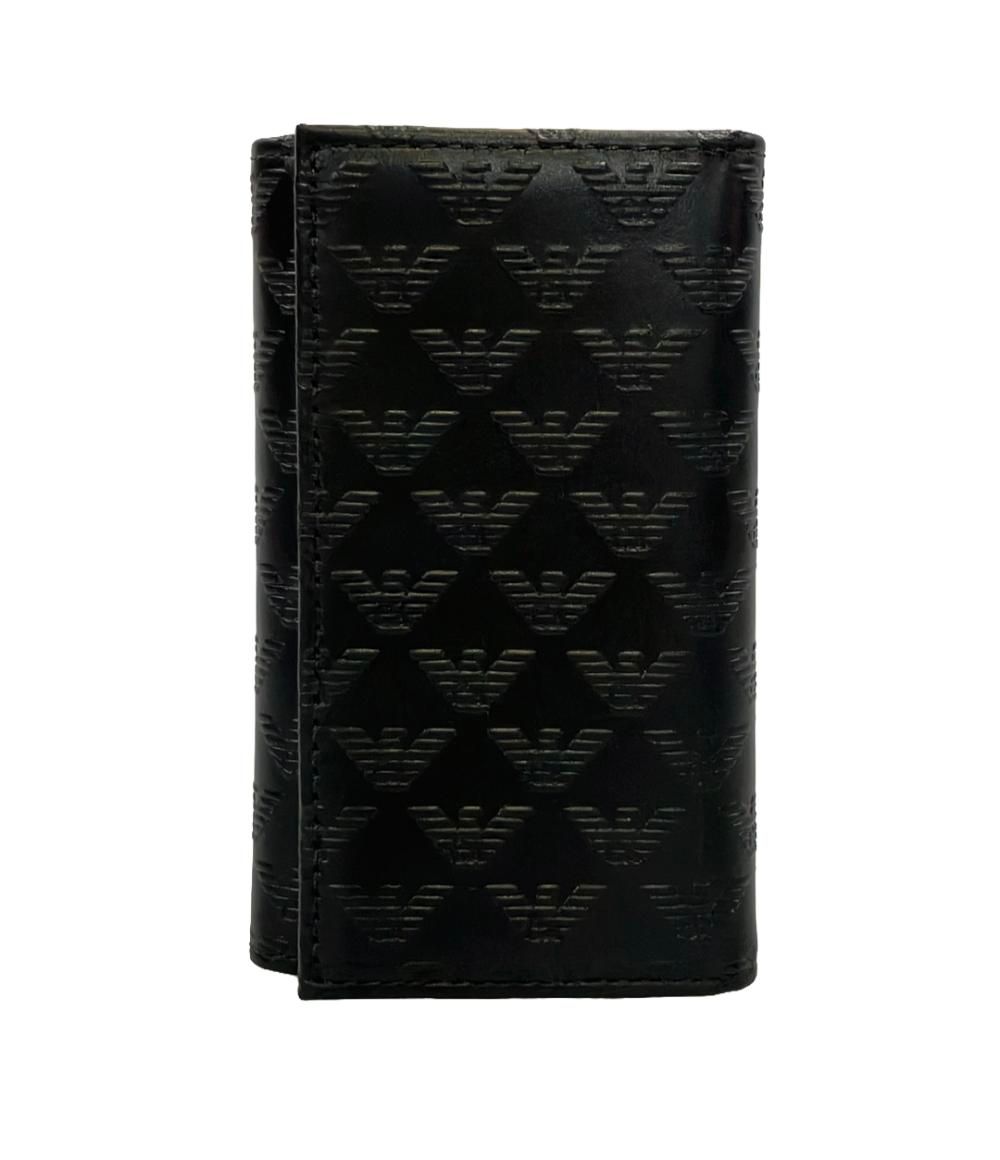 【新品、未使用】EMPORIO ARMANI メンズ6連キーケース エンポリオアルマーニ EMPORIO ARMANI 6連キーケース レザー製