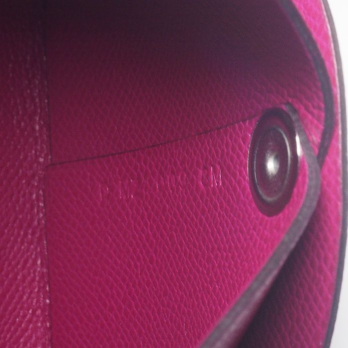 エルメス HERMES バスティア コインケース D刻印 パープル系 ヴォー