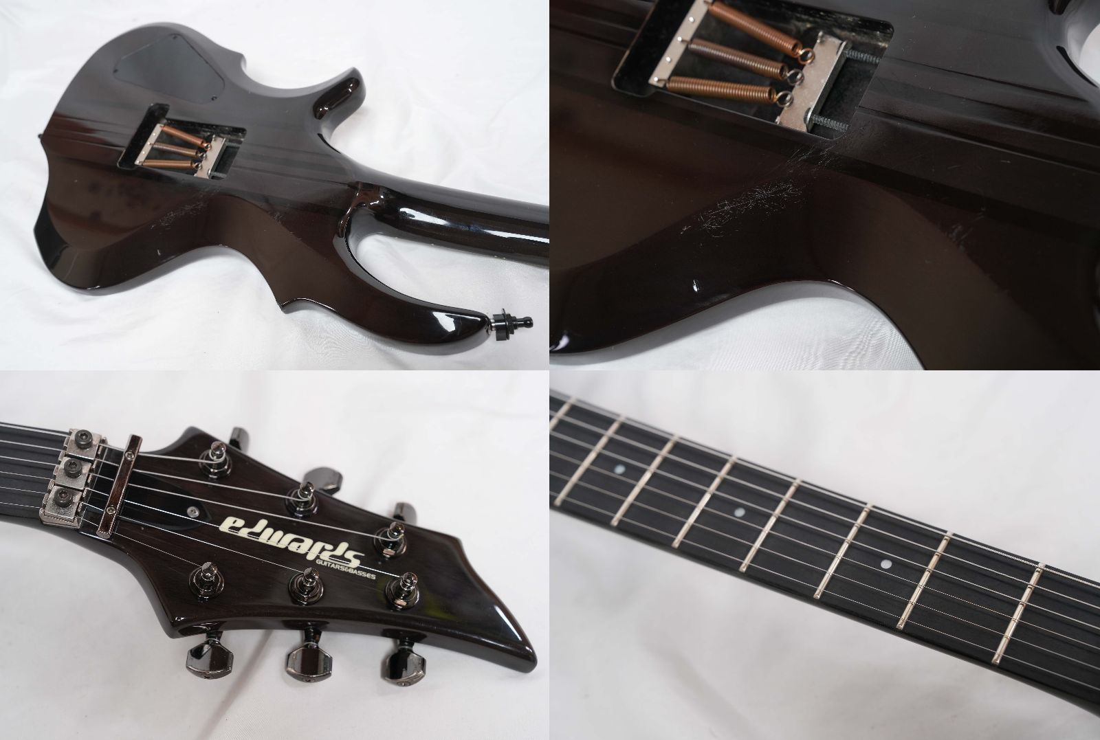 ☆EDWARDS/ESP☆E-AN-137FR See Thru Black アンテロープ 2010年製