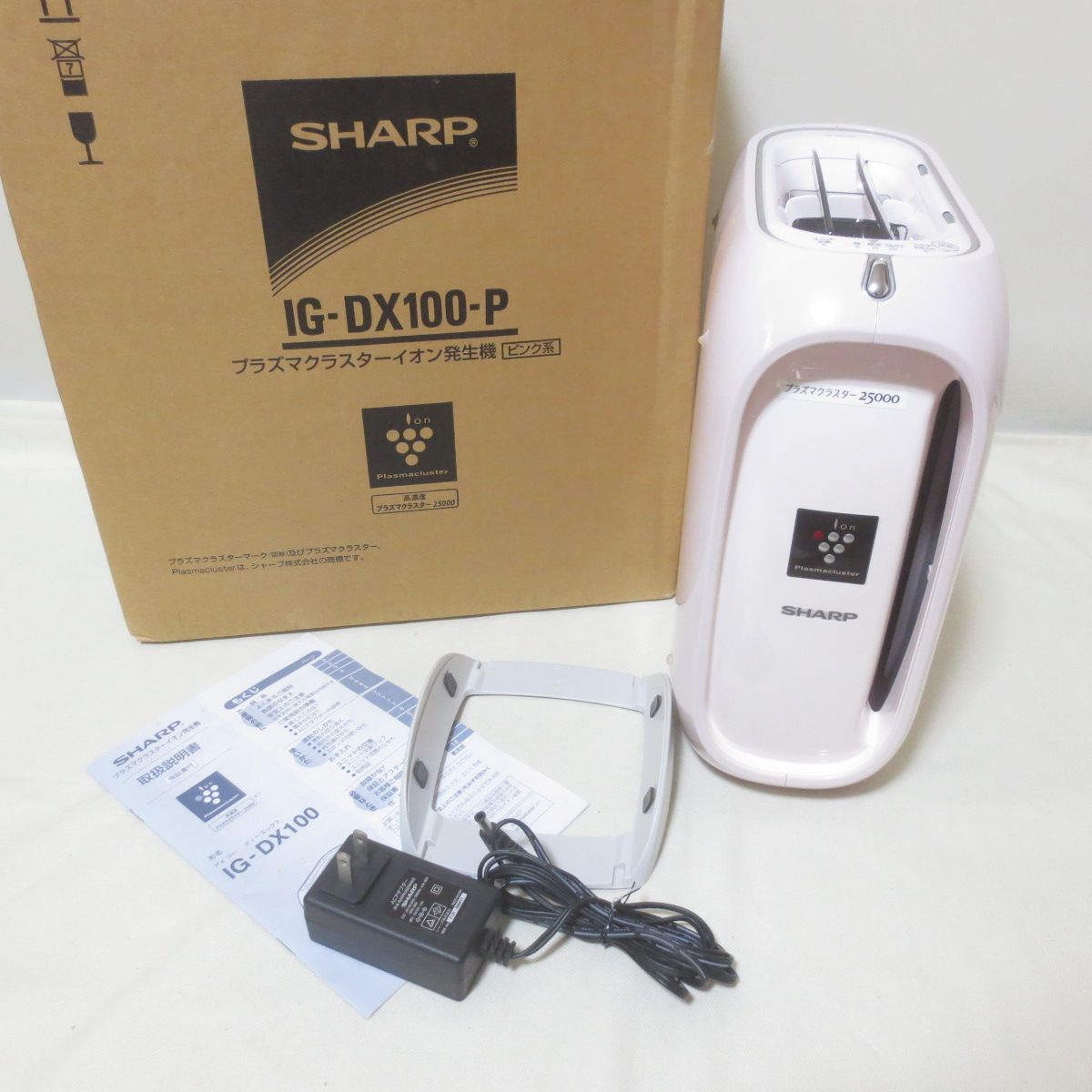 シャーププラズマクラスター空気清浄機 SHARP IG-DX100-P