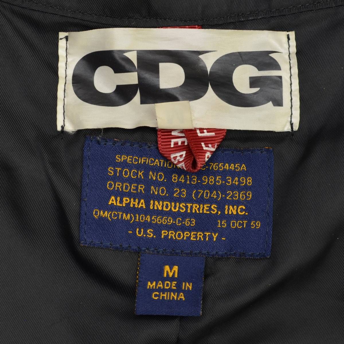 COMME des GARÇONS(CDG)× ALPHA モッズコート（CDG