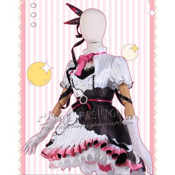 バーチャルYouTuber VTuber 風 夜見れな コスプレ衣装 ウィッグ 靴 道具別売り