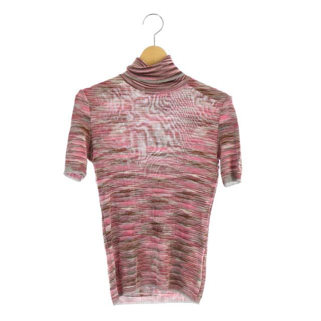 人気商品・限定商品ばかりの「超得 半額福袋」が販売開始 ミッソーニ MISSONI カットソー ニット 半袖 タートルネック 総 ニット+セーター
