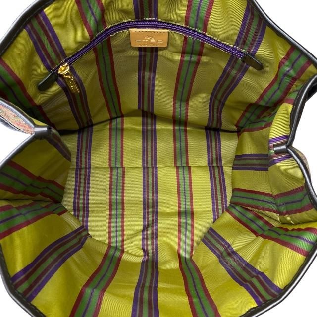 ETRO エトロ トートバッグ ハンドバッグ 手持ち鞄 肩掛け ペイズリー柄