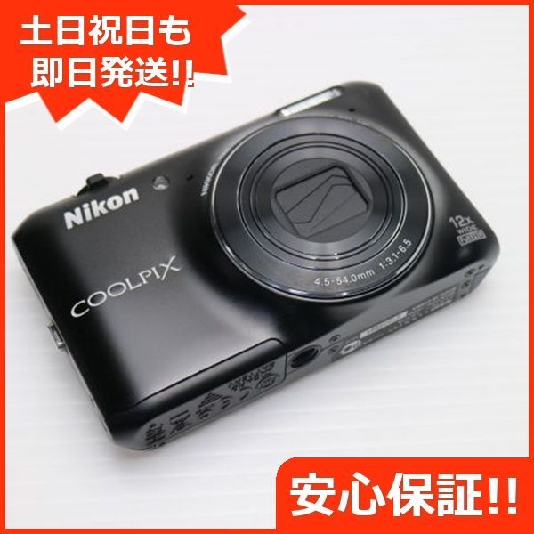 新品同様 COOLPIX S6400 スマートブラック 即日発送 デジカメ
