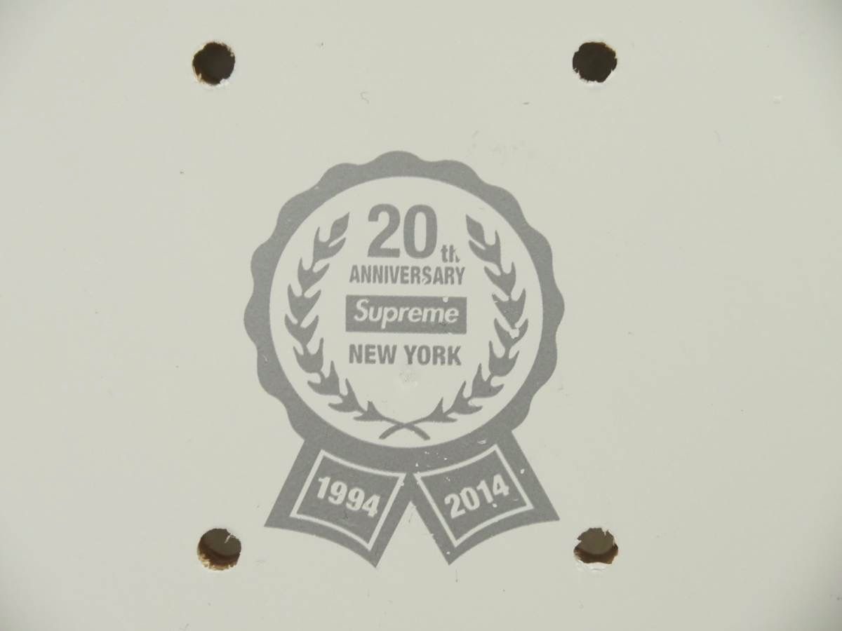 Supreme シュプリーム スケボー 20周年限定デッキ×ウィール スピットファイア クラシック 51mm BOX LOGO 2014SS 美品 34883