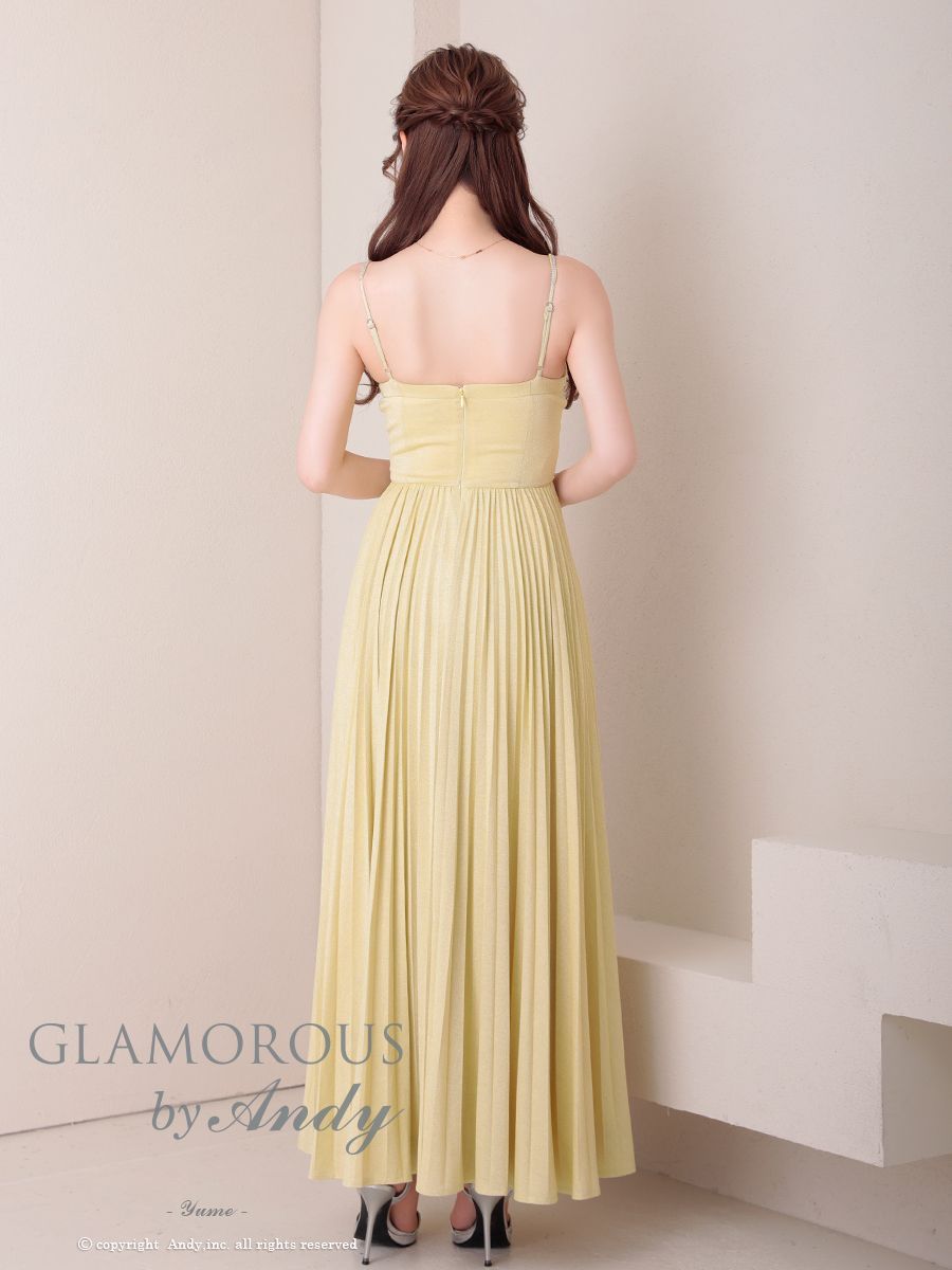 Andy GLAMOROUS】ロングドレス Andyロングドレス[GLAMOROUS]Sグリーン