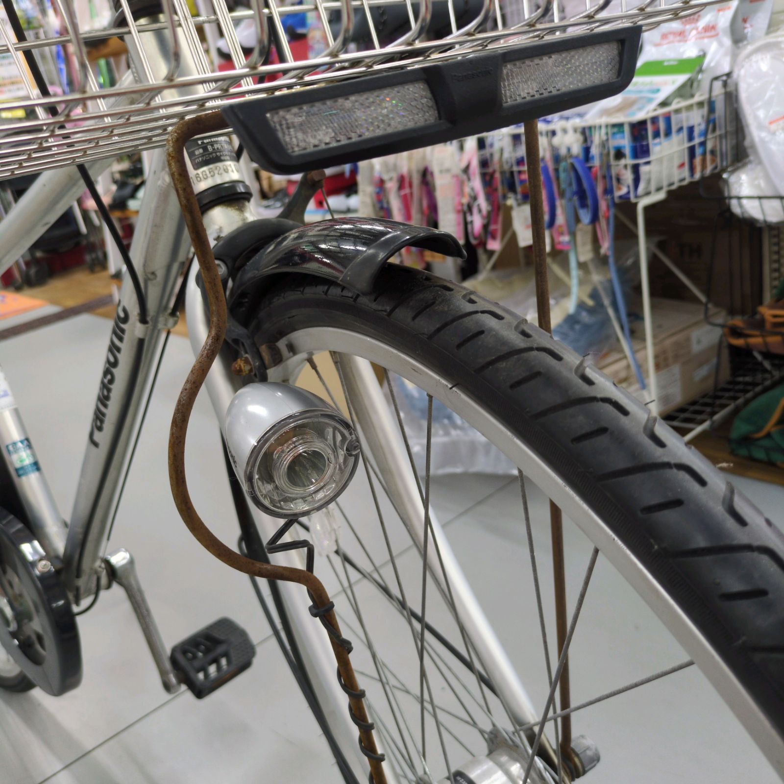 J559 ☆サビキズ・カギ無し☆クロスバイク自転車☆Panasonic☆EASY 